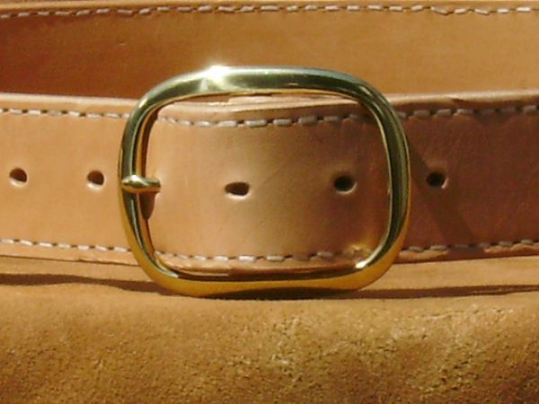 Doppellagiger Gürtel - Rindsleder