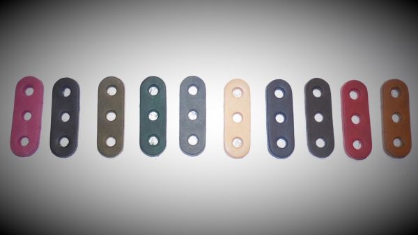 Lederstopper Fettleder für Rundlederleinen - 3 Löcher